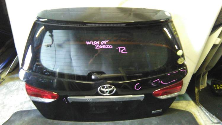 дверь пятая на 2zr-fae TOYOTA WISH zge20 (Тойота Виш) черный задняя   