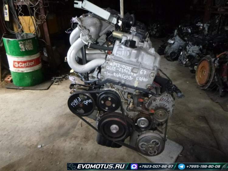 двигатель QG18 на NISSAN PRIMERA QP12 (ниссан примьера)
